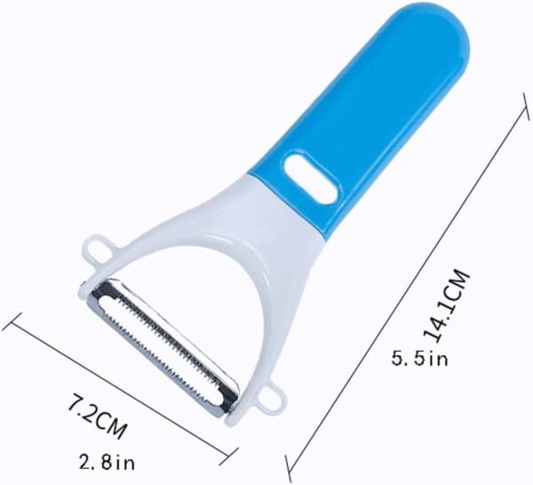 Multifunctional Peeling Knife Melon and Fruit Knife Fruit and Vegetable Peeler Peeler Peeler Peeler Carrot Cucumber (Color : A) - Image 2