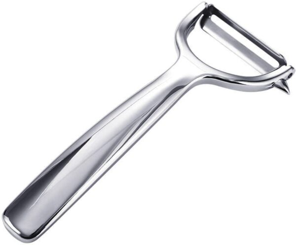 Stainless Steel Peeling Knife Home Apple Melon Shaved Potatoes Peeling Kitchen Multi-Functional Scraper Argent